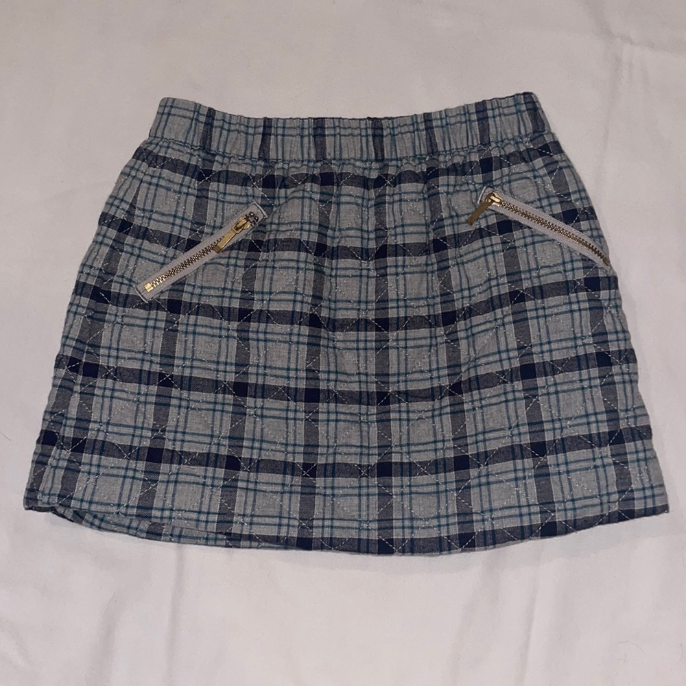 Janie and Jack flannel quilted skirt